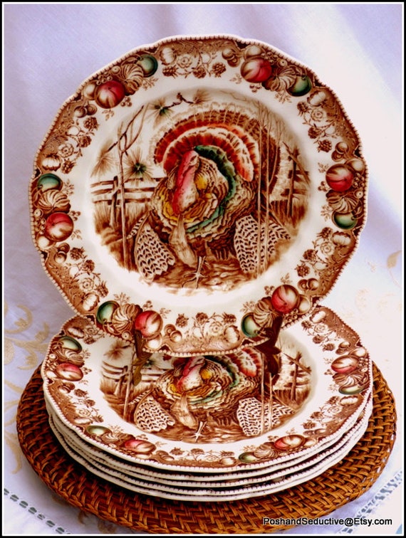 His Majesty Johnson Brothers Thanksgiving vintage