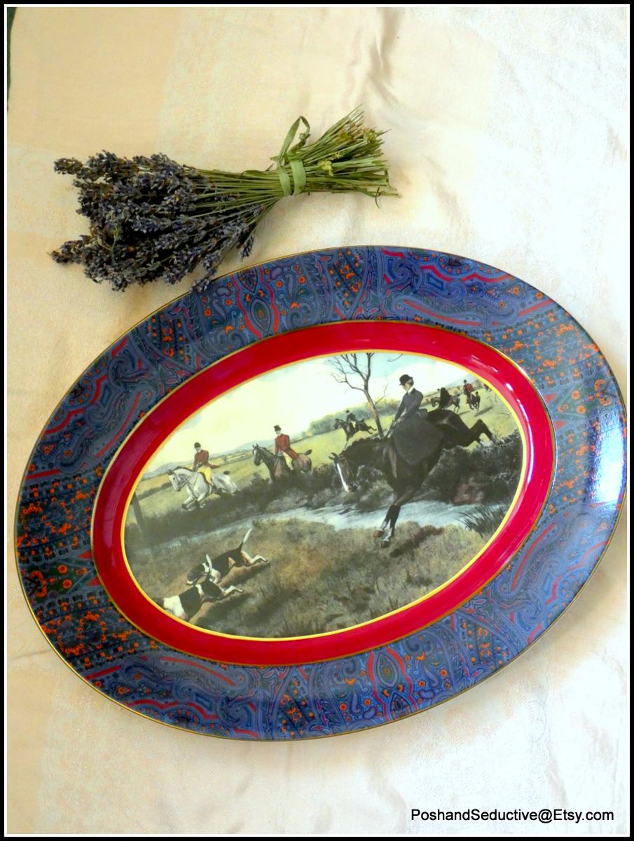 Ralph Lauren Equestrian Plates - Etsy