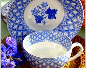 Spode jumbo breakfast cup 20 fluid oz (0.57 l) capacity Blue Room Collection Geranium pattern rare well sought after unique gift for a man