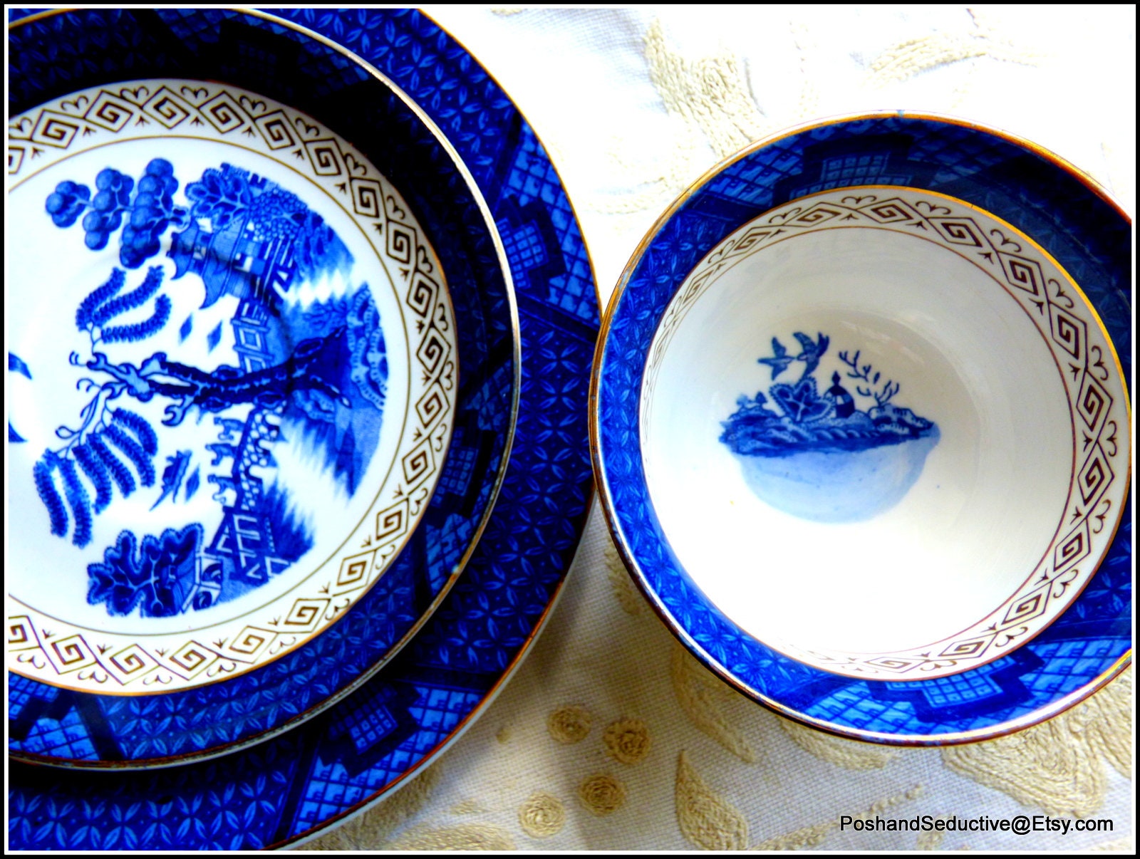 Double Phoenix Nikko JAPAN Real Old Willow Majestic Trio