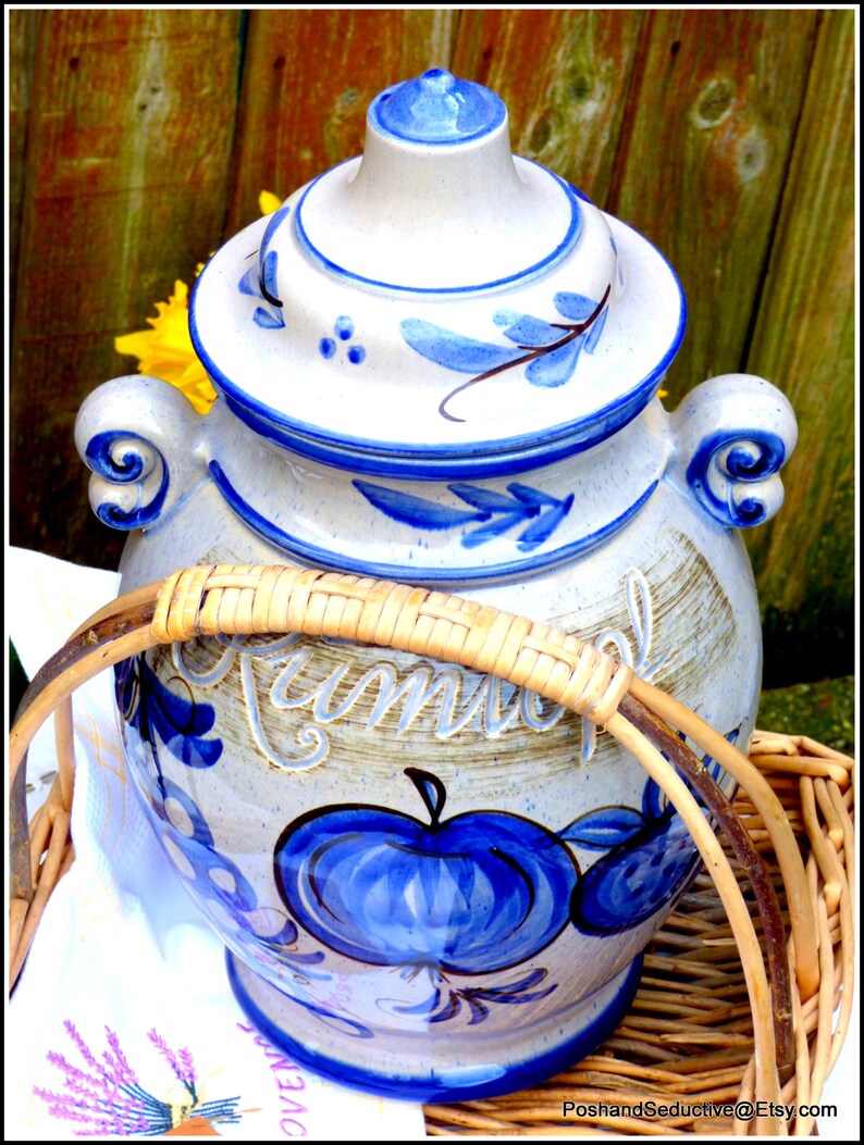 Rumtopf Vintage XXL Ginger Jar 15 Tall With Lid W Etsy