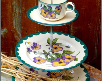 Three Tier Classic Victorian Afternoon Tea Cake Stand