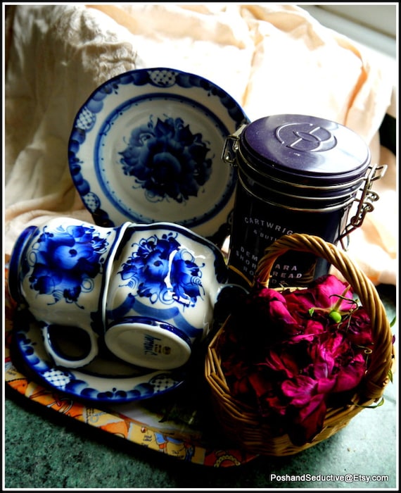 GZHELグジェリ陶器 ジャム入れ GZHELグジェリ陶器 ジャム入れ GZHEL