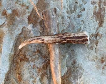 Three Antler Tine Crosses  (Made to order)