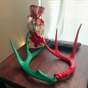 Christmas Painted Antlers