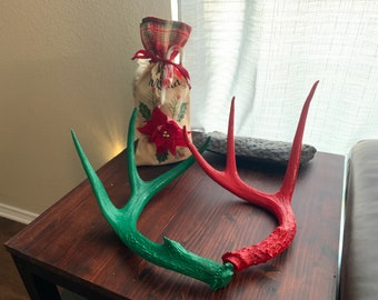 Christmas Painted Antlers