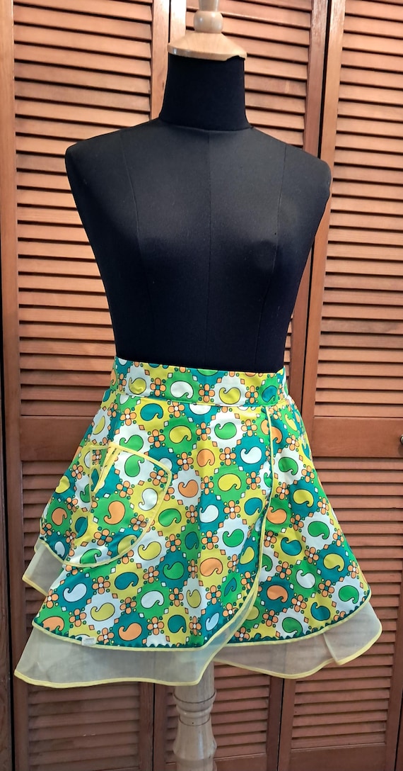Vintage Reversible Apron - image 1