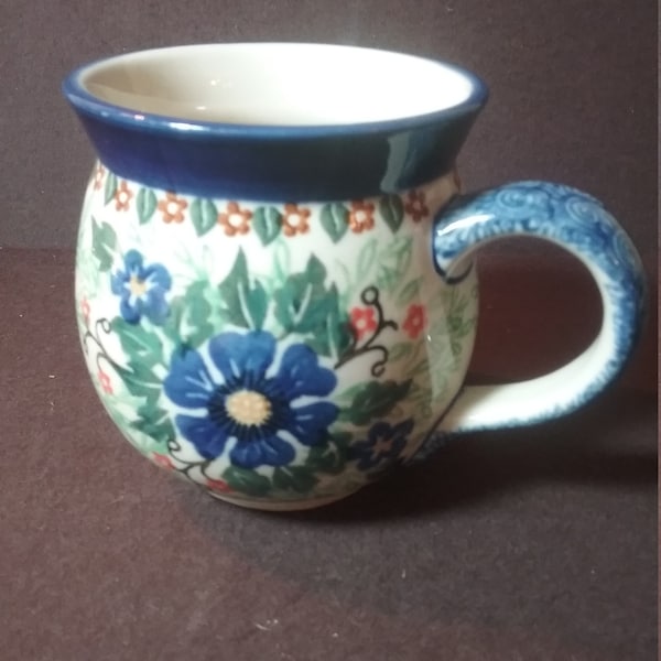 Boleslawiec Polish Pottery Bubble Mug - UNIKAT