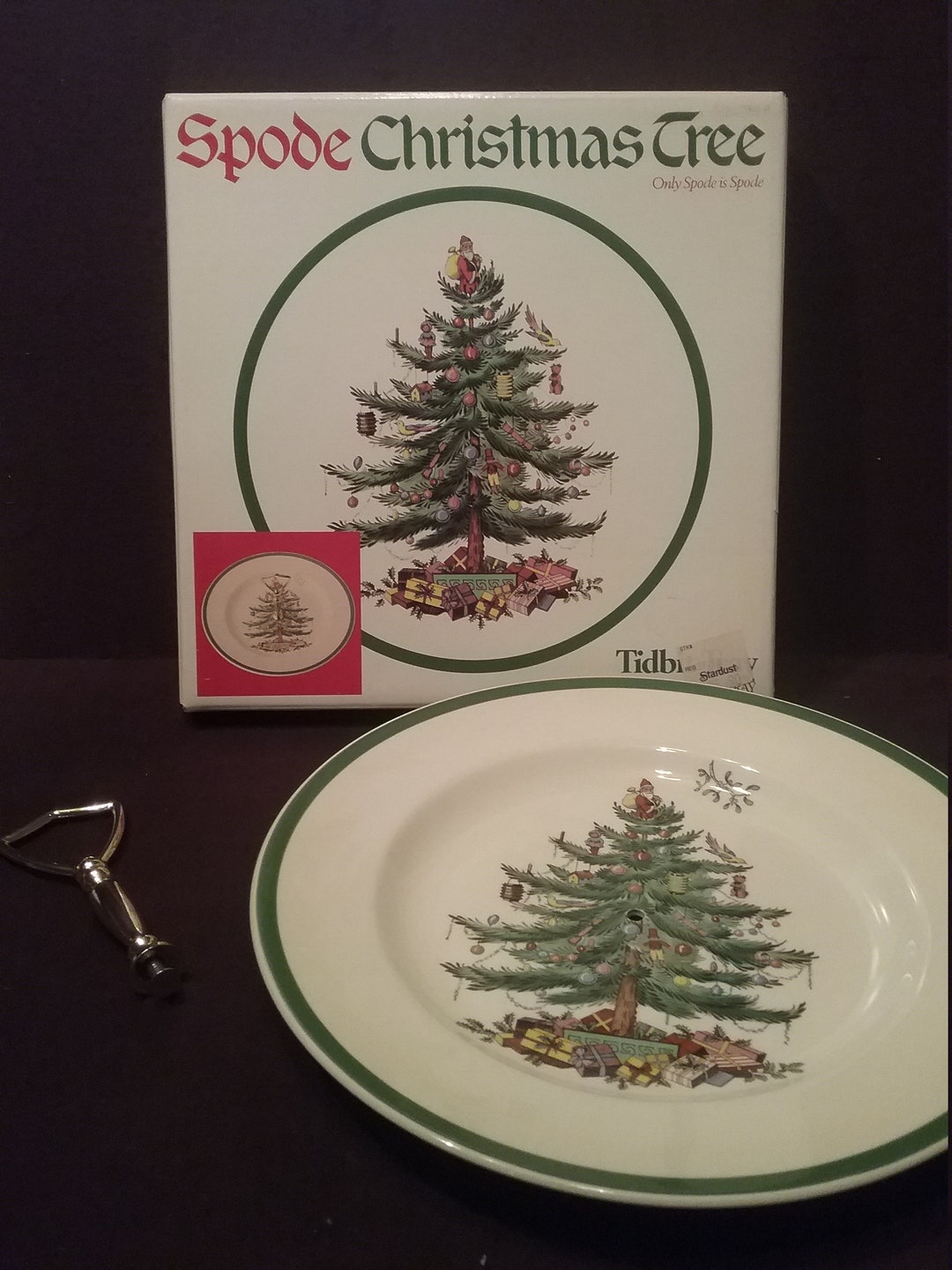 Spode Christmas Tree Tidbit Tray Etsy