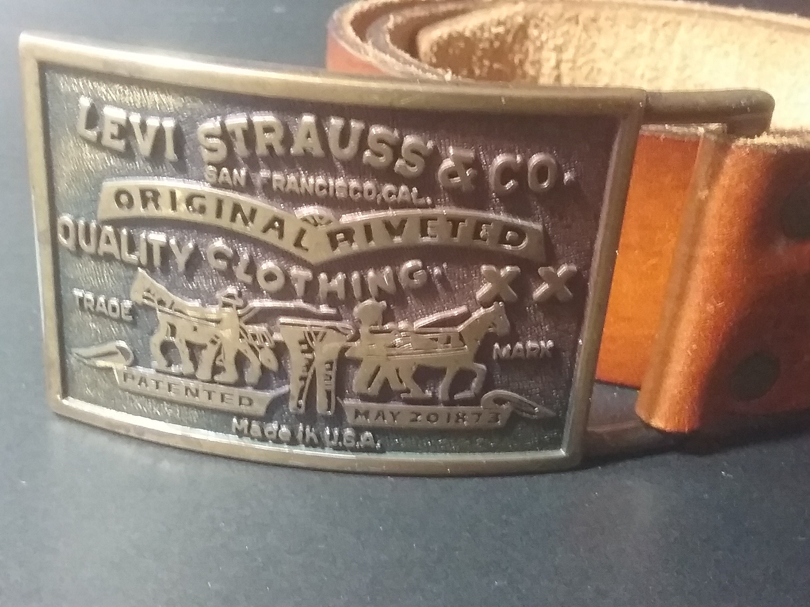 Vintage Levi's Belt and Buckle