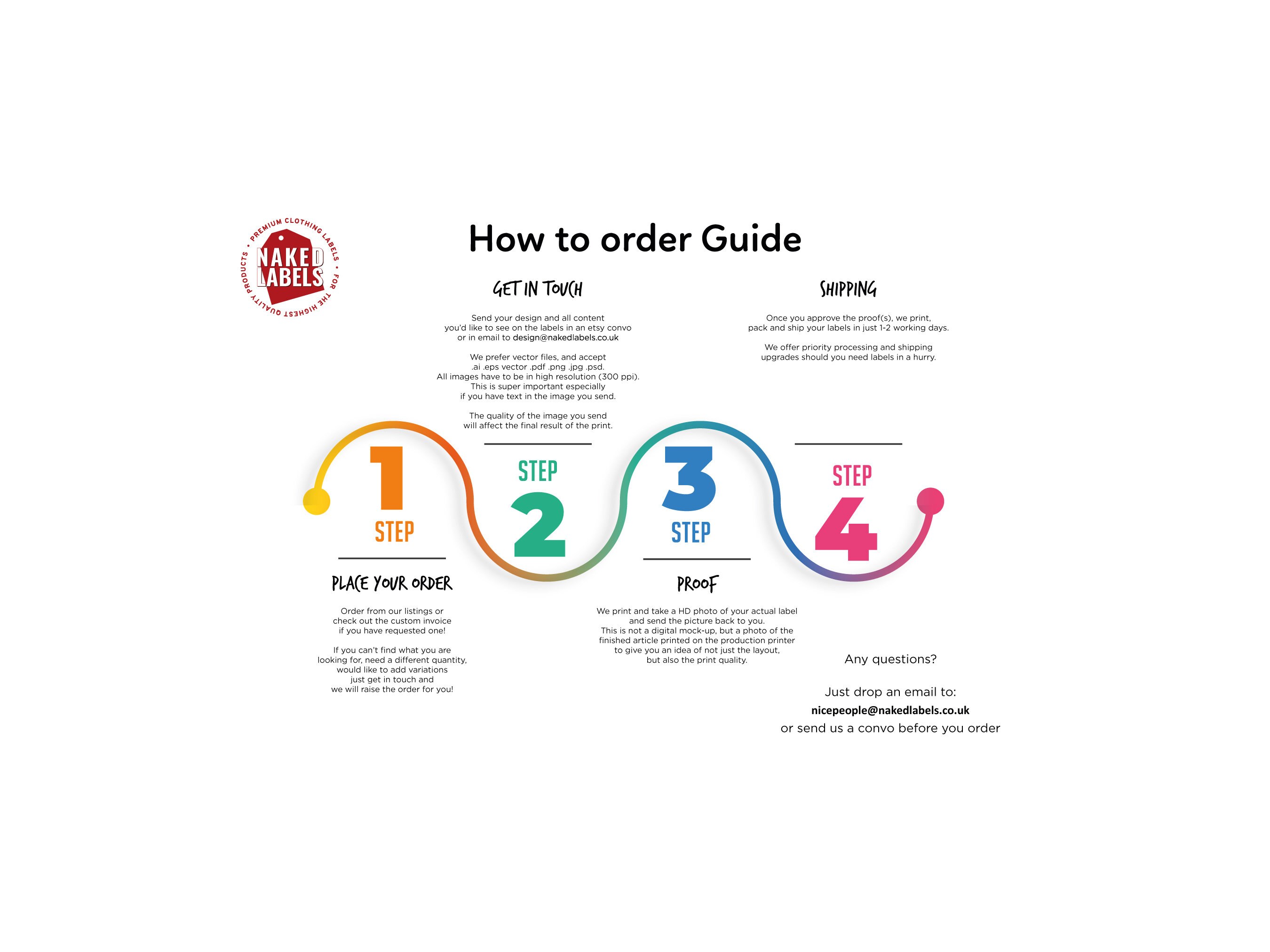 Custom Clothing Labels // Bespoke Printed Clothing Labels Etsy UK