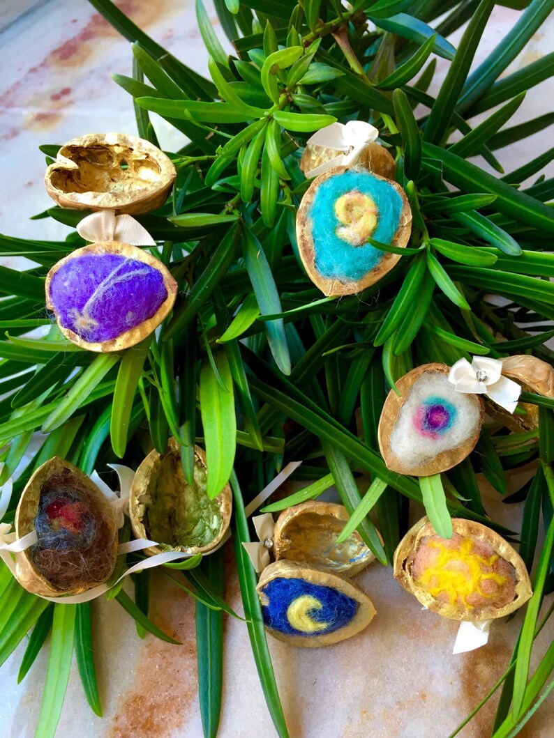 Advent Calendar Stocking Stuffer Gilded Walnuts with Etsy