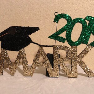 Personalized Graduation Centerpiece, Keepsake, & Photo Holder/Balloon Weight image 4