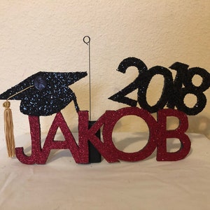 Personalized Graduation Centerpiece, Keepsake, & Photo Holder/Balloon Weight image 5