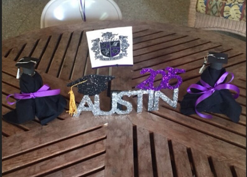 Personalized Graduation Centerpiece, Keepsake, & Photo Holder/Balloon Weight image 9