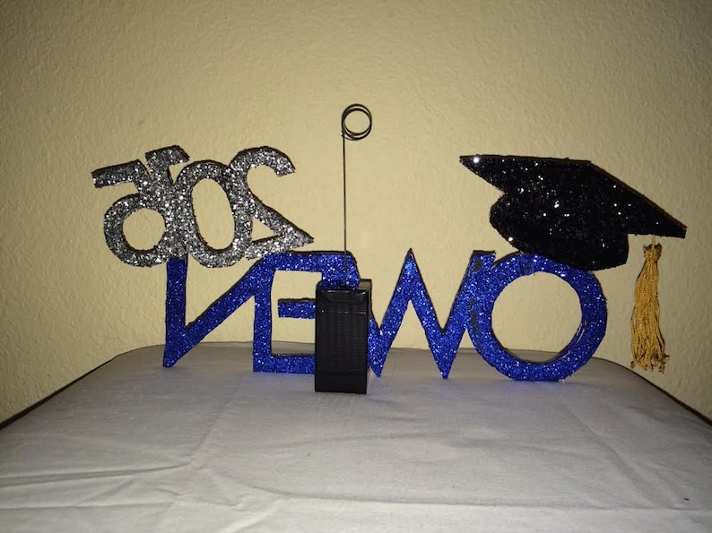 Personalized Graduation Centerpiece, Keepsake, & Photo Holder/Balloon Weight image 10