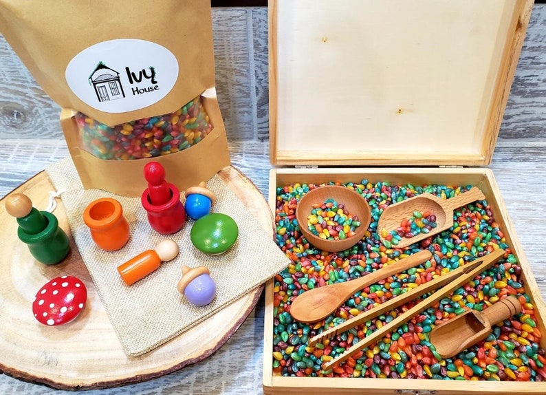 Sensory Bin Tool Kit Sensory Bin Practical Life Work Fine Etsy