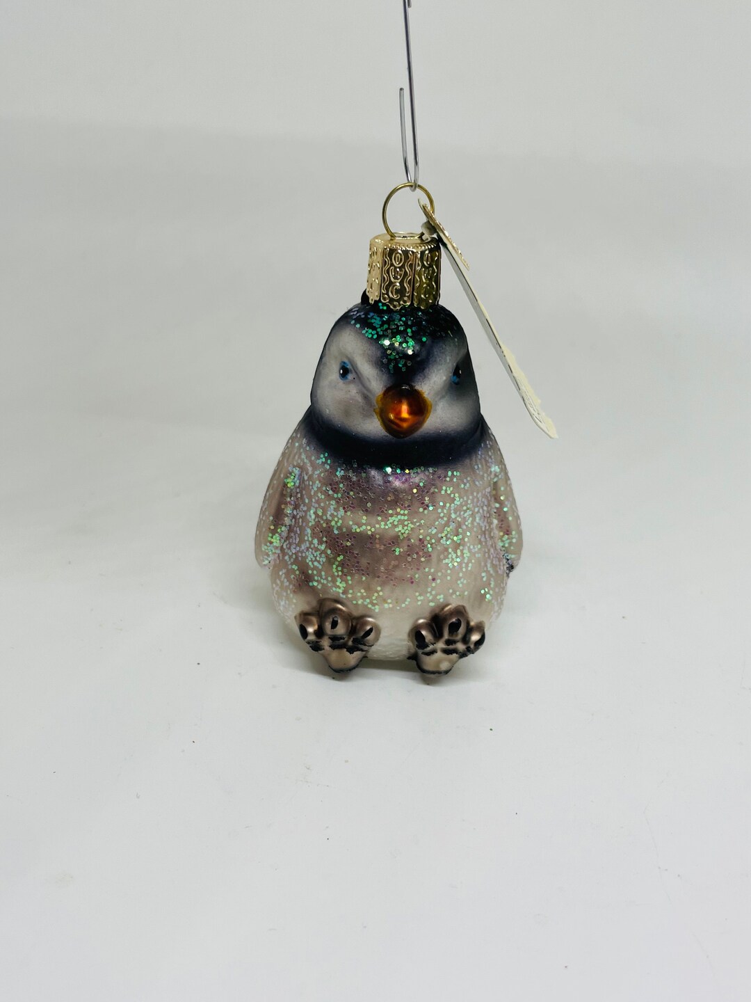 Sitting Penguin Chick Blown Glass Ornament by Old World Christmas - Etsy
