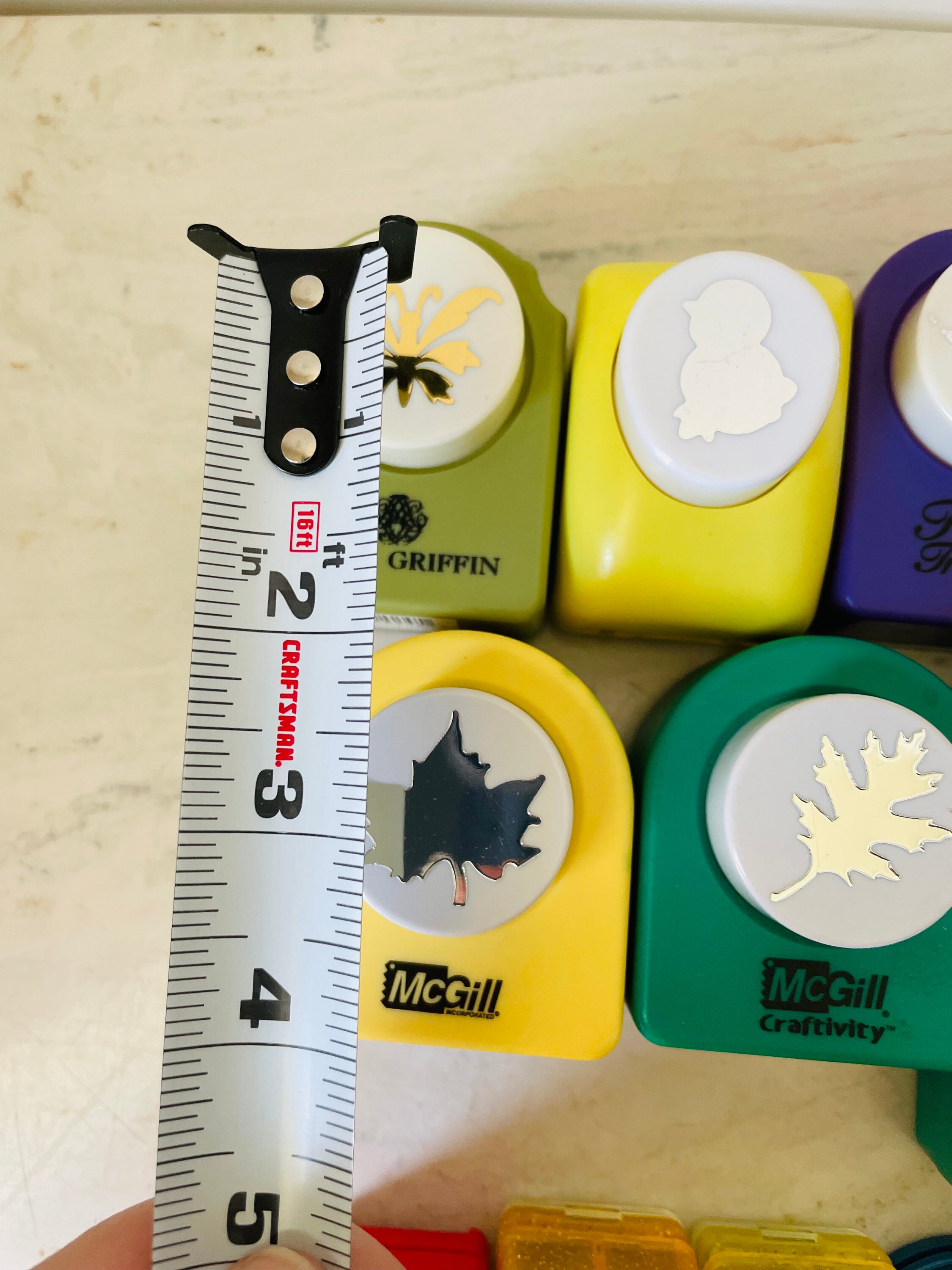 Family Treasures Punch Set, Hole Puncher, Heart Butterfly Cupid Fall