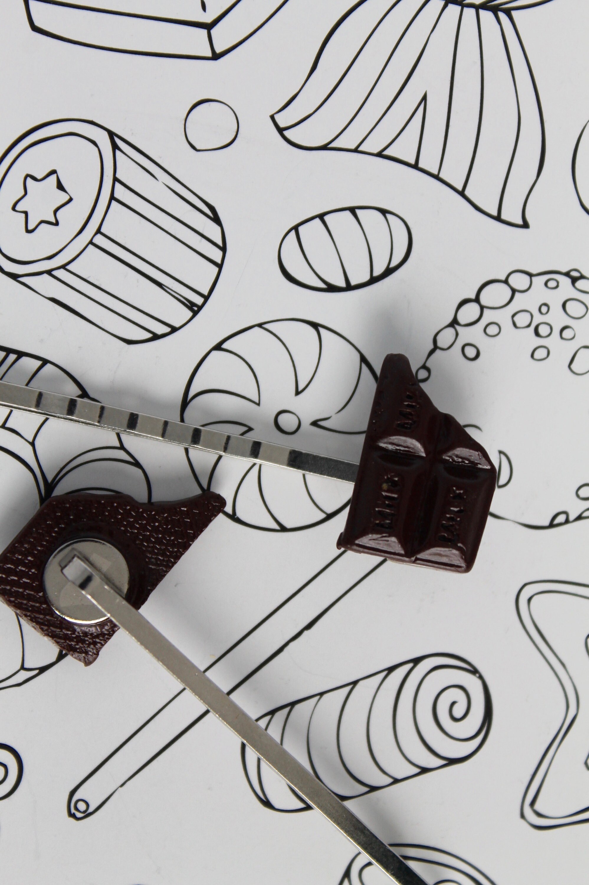 Dark Chocolate Bar Hair Clip Miniature Polymer Clay Hair Etsy