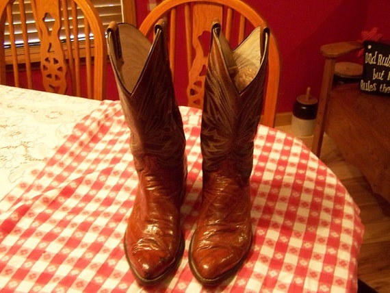 dan post eel skin boots
