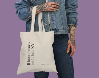 BuffaloveTotes - Si se encuentra, devuélvalo a Buffalo, NY - Bolsa de mano