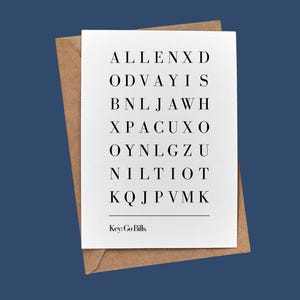 Buffalo Bills Word Search  // BuffaloveNotes Blank Notecard // Buffalo Bills // Go Bills