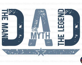 Papa Der Mann Der Mythos Die Legende SVG PNG #Dadlife Papa svg, lustige svg, Papa png, Vatertags svg, Schnittdatei für Cricut Sublimationsdatei