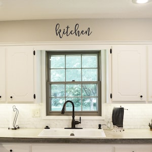Kitchen Metal Sign   Metal Wall Art  Kitchen Sign  Metal Words  Farmhouse Kitchen Decor  Metal Signs - Housewarming Gift - Wedding Gift