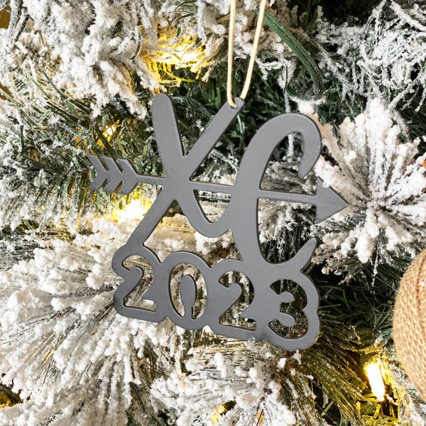 Cross Country Metal Ornament - Christmas Tree Decor - XC - Running - Tree Ornament - Christmas - Sports - School Spirit-Runner-Long Distance