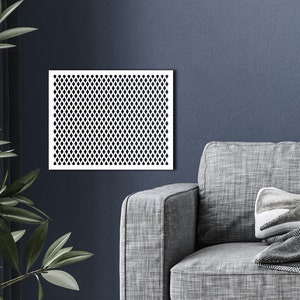 Diamond Air Vent Cover  Decorative Metal Vent  Return Air Grille  Supply Air Cover  Decorative Air Return Vent  Wall Vent Cover - HVAC