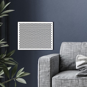 Diamond Air Vent Cover  Decorative Metal Vent  Return Air Grille  Supply Air Cover  Decorative Air Return Vent  Wall Vent Cover