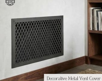 Wall Vent Cover Modern Air Vent Cover Decorative Vent Upgrade Minimal Home Design Custom Decorative Vent Cover