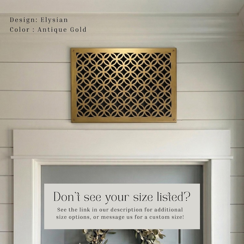 Minimalist decorative vent cover upgrade blending into clean interior home design