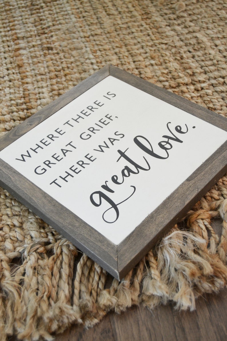 Wood Sign Grieving Wife Grieving Sign Simply Inspired Grieving Gift Painted Sign Memory Grieve Funeral Sign In Memory Of