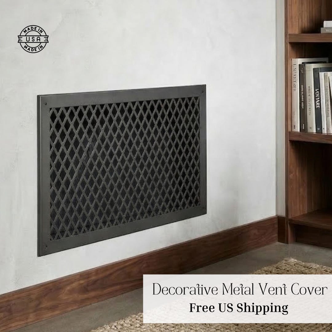 Geometric Vent Cover Wall Vent Cover Air Vent Cover Modern Pattern Home ...