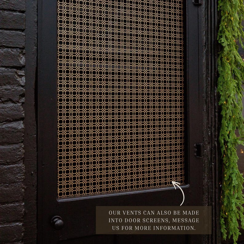 Clean home decor featuring modern air vent cover with sleek grille design