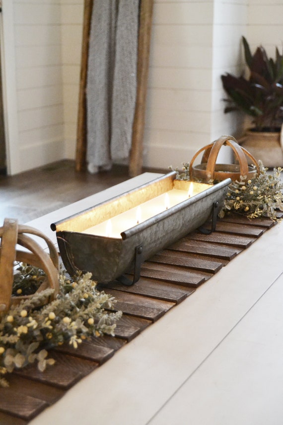 Handpoured Candle 64oz Soy Wax Candle Wood Wick Farmhouse Candle Gift