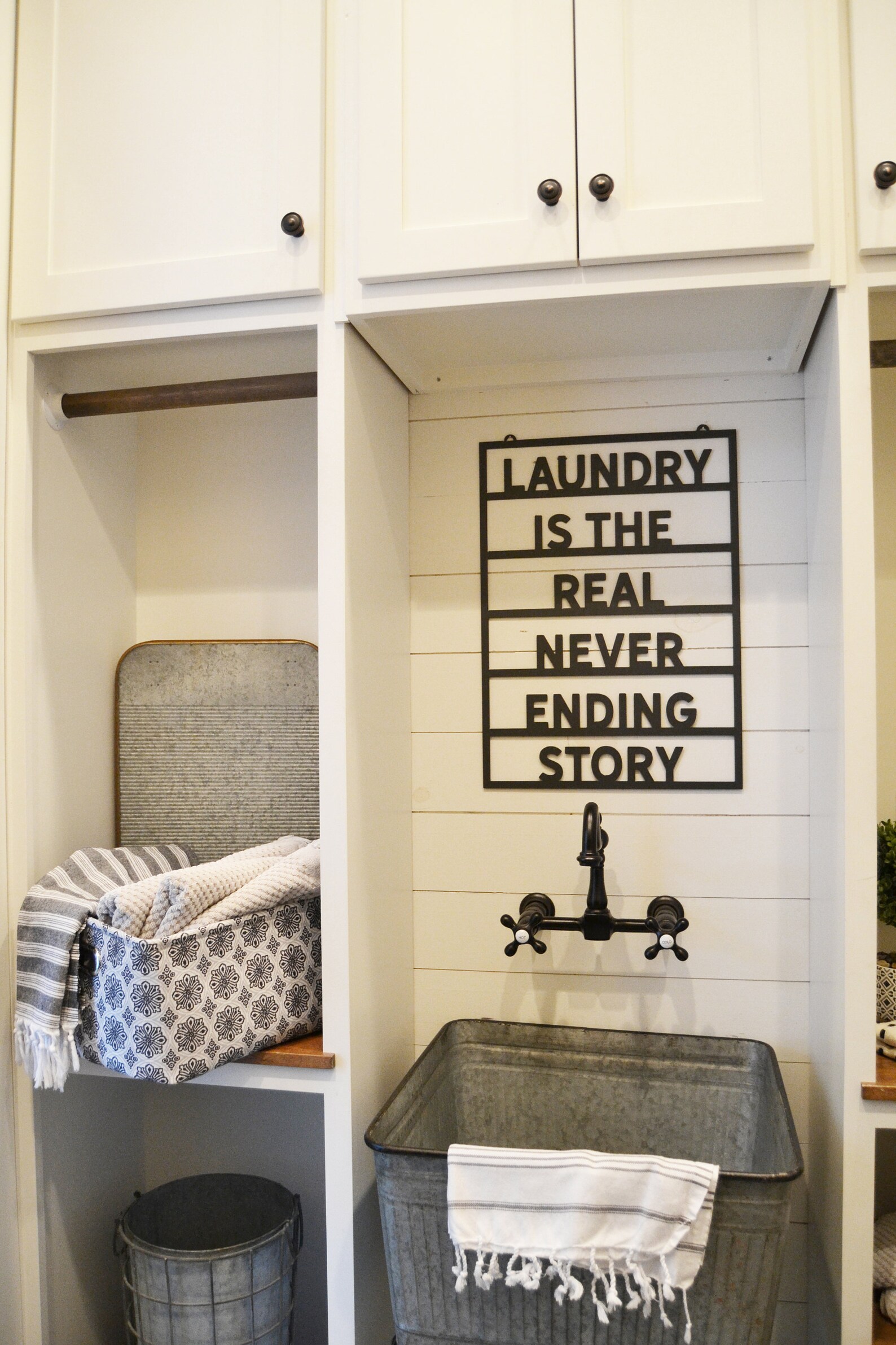 Funny Laundry Room Metal Sign: Never Ending Story - Etsy