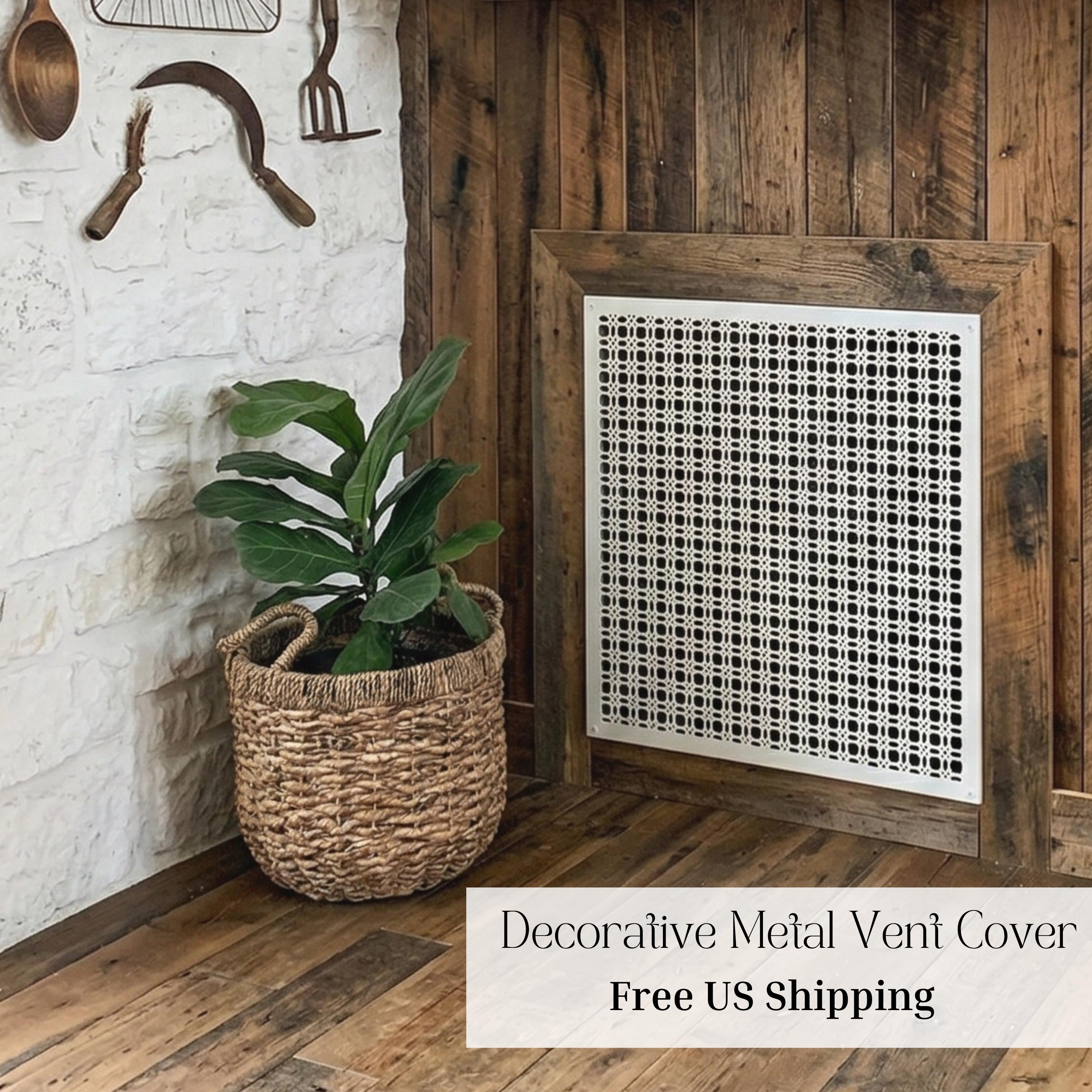Farmhouse Vent Cover White Air Vent Cover Cottage Style Wall Vent ...