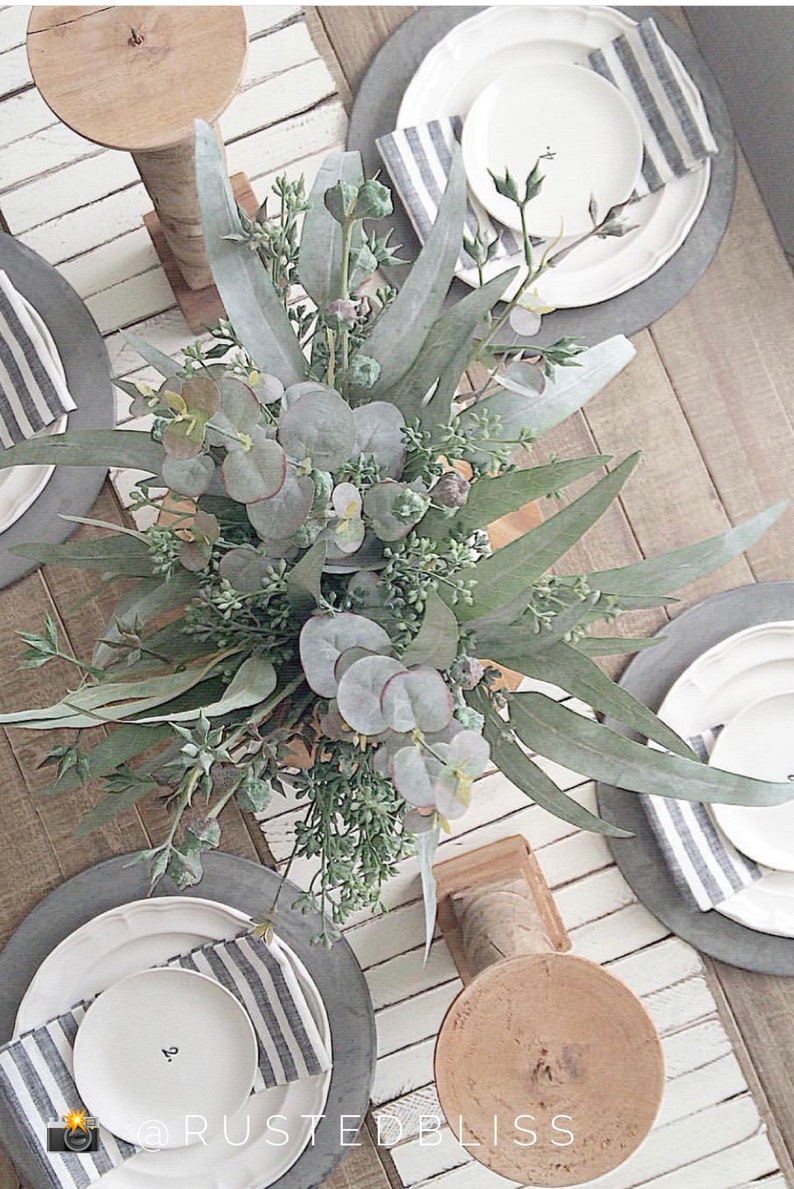 Wooden Table Runner Rustic Home Decor Tabletop Centerpiece Etsy