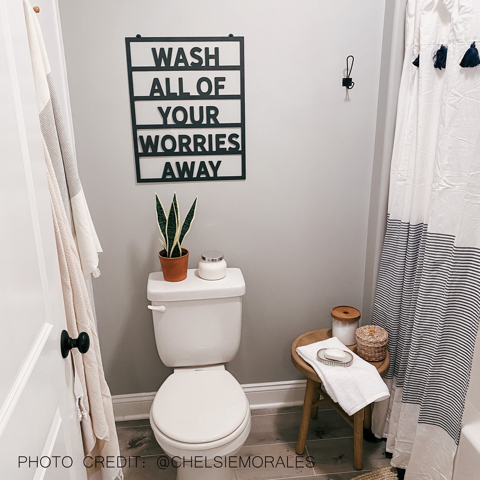 Wash All of Your Worries Away Metal Sign Bathroom Bath Wash Shower ...