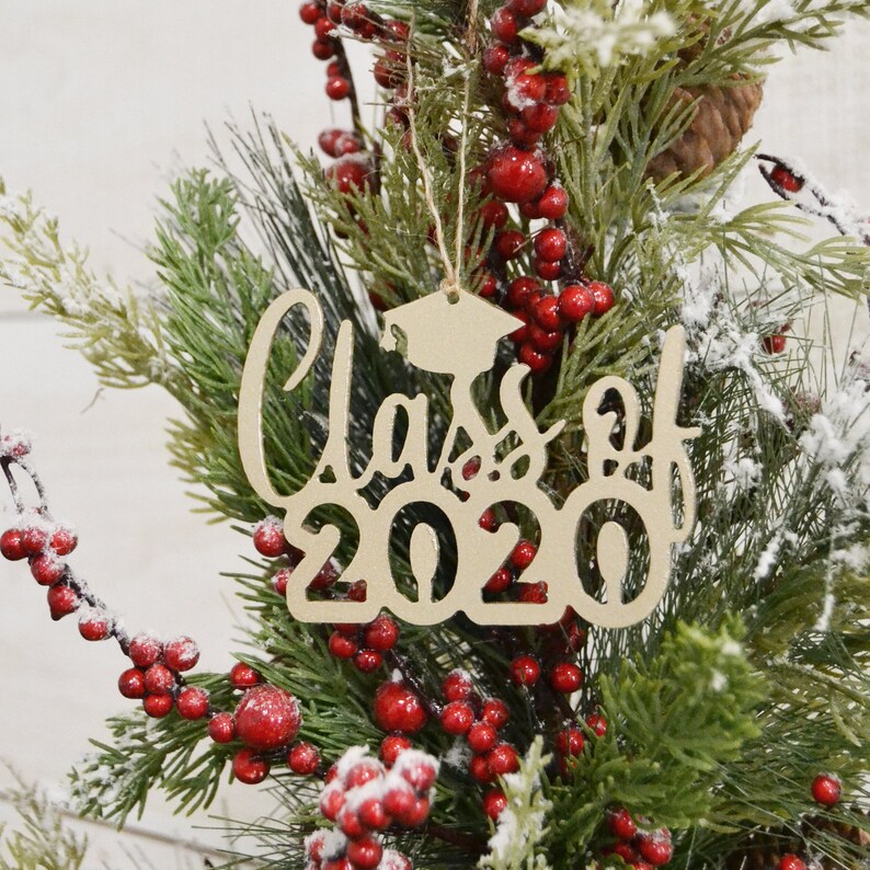 Graduate Metal Ornament Christmas Tree Decor Christmas Etsy