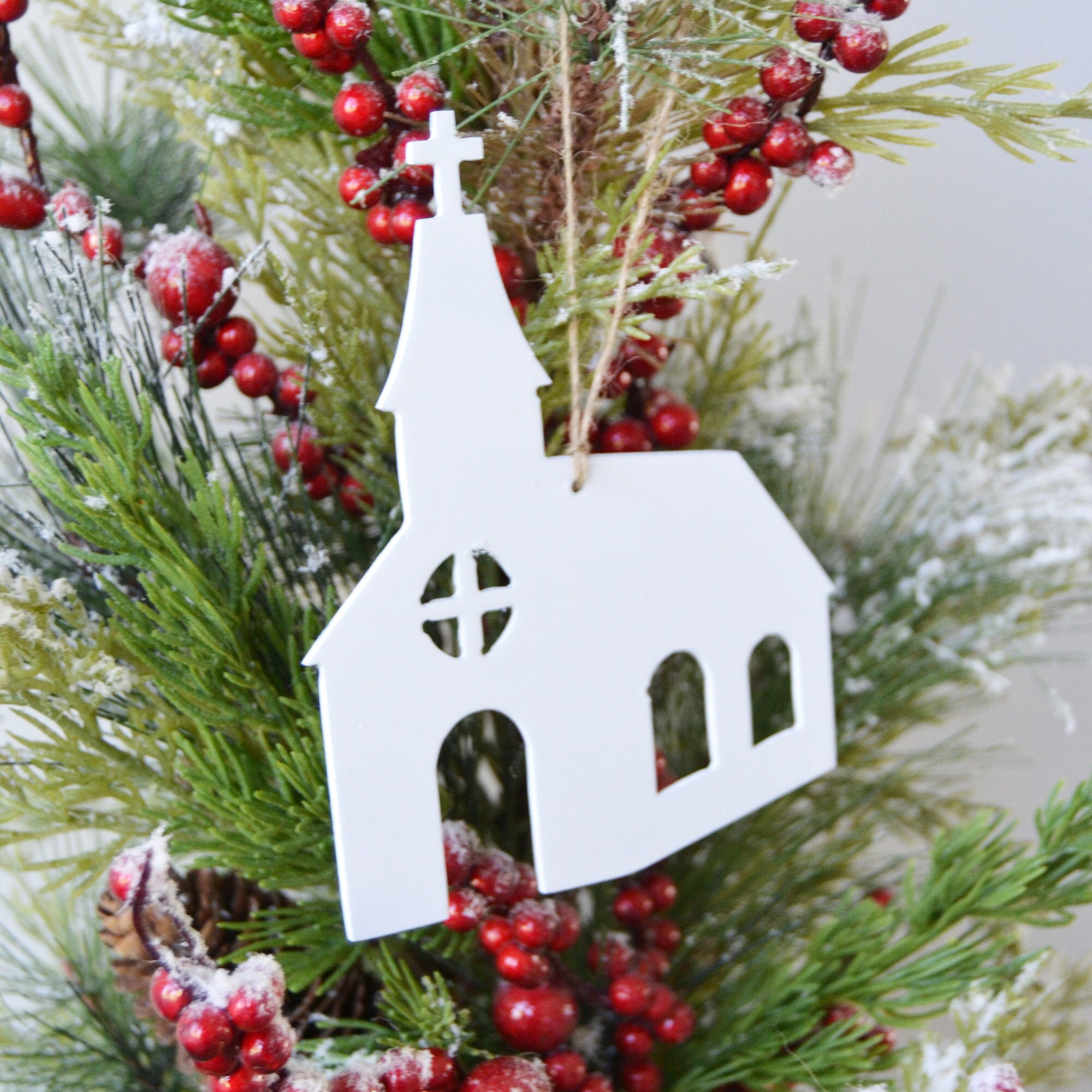 Church Christmas Ornaments 