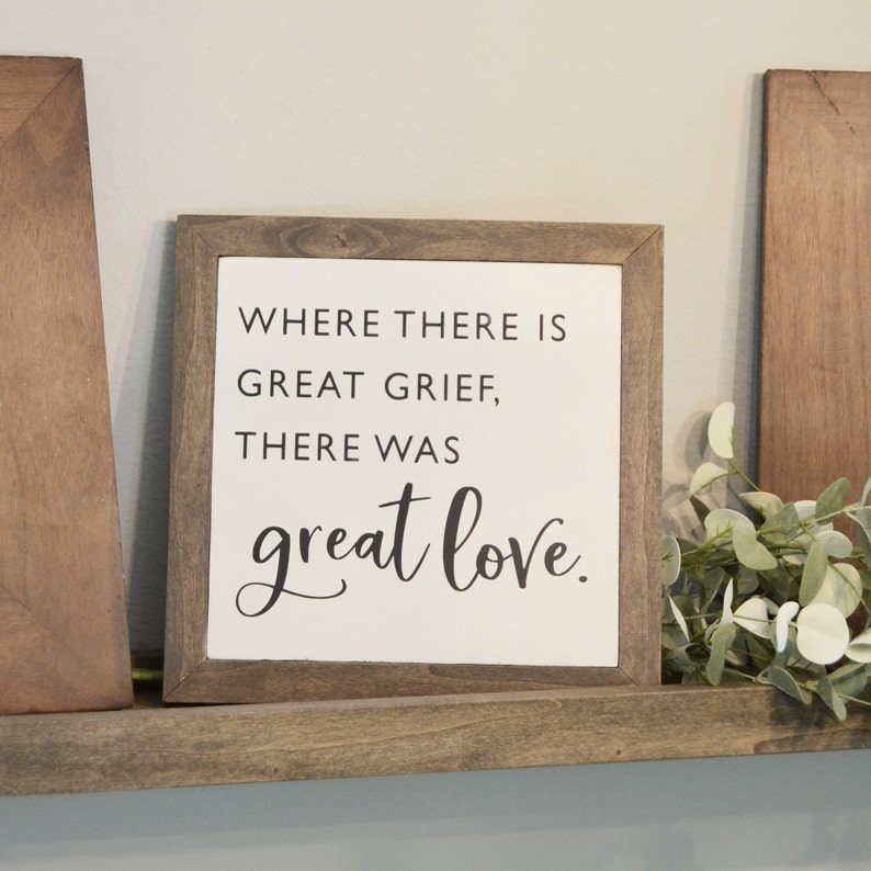 Wood Sign Grieving Wife Grieving Sign Simply Inspired Grieving Gift Painted Sign Memory Grieve Funeral Sign In Memory Of