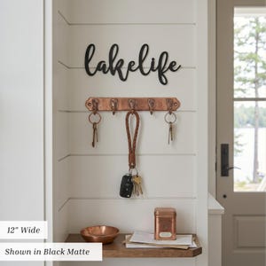 Metal Wall Decor Lake House Sign Lake House Decor Personalized Cabin Sign Custom Lake House Sign Lake Life Wall Art Cabin Wall Decor image 8