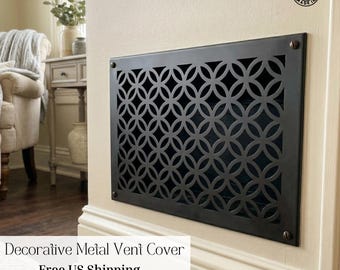 Modern Vent Cover Wall Vent Cover Air Vent Cover Minimal Interior Home Design Decorative Vent Upgrade Metal Grille
