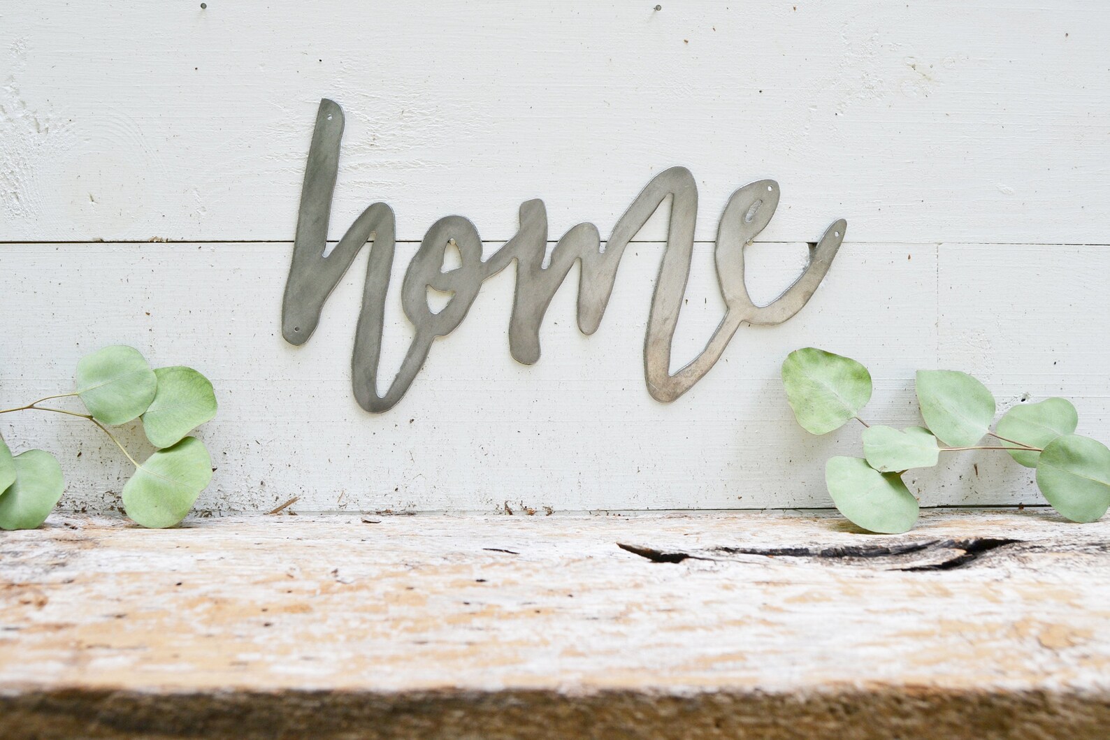 Home Metal Sign Metal Wall Art Home Sign Metal Words Etsy