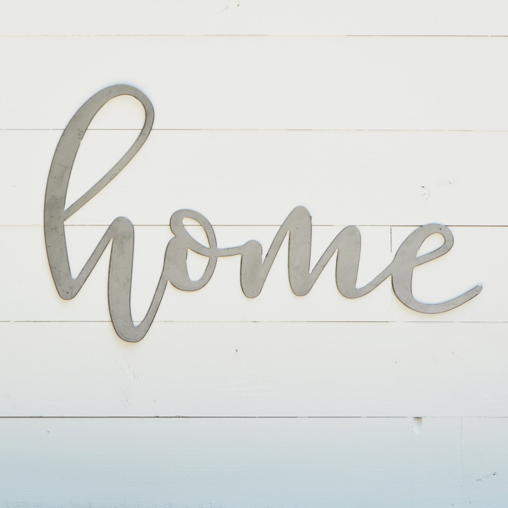 Home Metal Sign Metal Wall Art Home Sign Metal Words Etsy