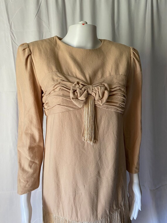 Light Pink Fringe Dress - Nostro Milano - Etsy